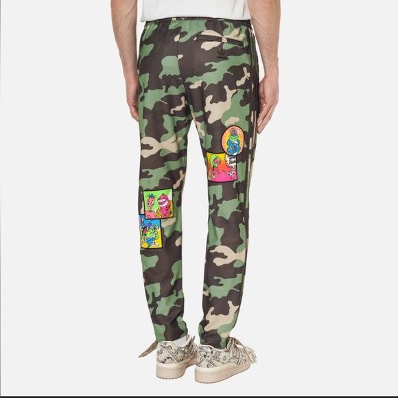 NWT Adidas Originals X Jeremy Scott Camo Track Pants Small Large - Picture 3 of 3